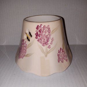 Home Interiors Candle Jar Lamp Shade Topper Lavender Fields